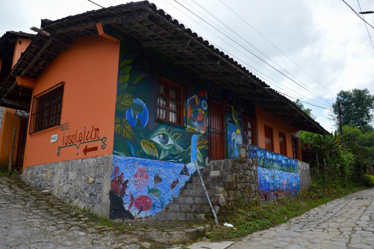 Hotel Taselotzin Cuetzalán del Progreso Exteriör bild